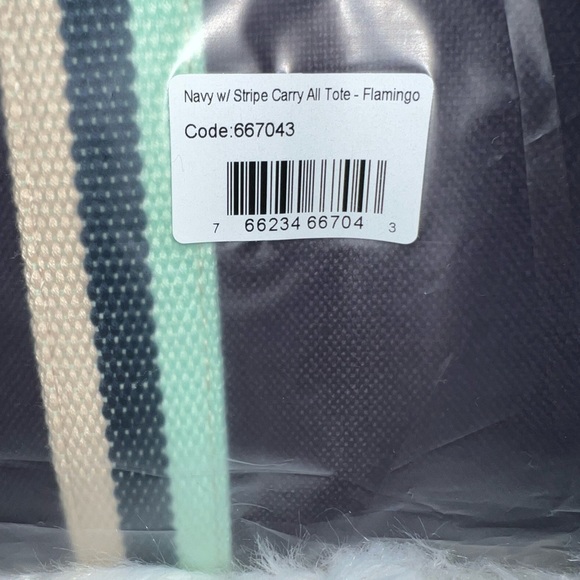 Spartina navy blue flamingo tote New with tags - Picture 6 of 6